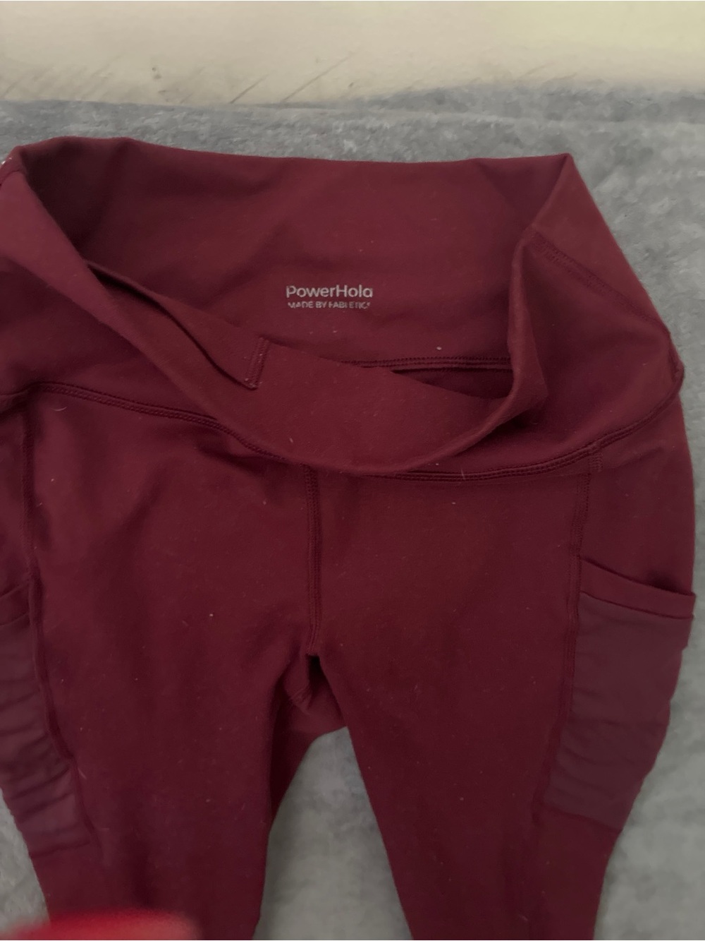 Fabletics Burgundy Leggings